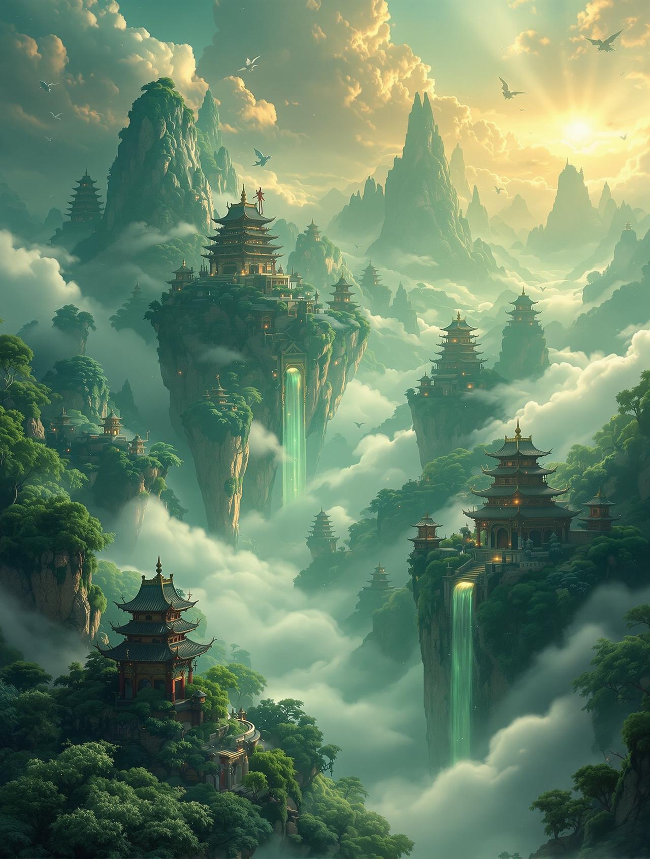 免费电影网影视作品《山海经·奇谭》海报背景图